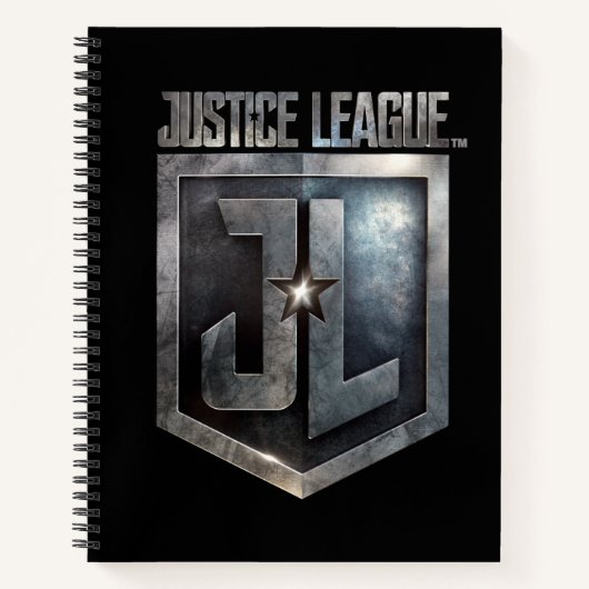 Justice League | Metallic JL Shield Notitieboek (Voorkant)
