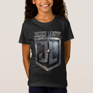 Justice League   Metallic JL Shield T-shirt