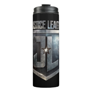 Justice League   Metallic JL Shield Thermosbeker