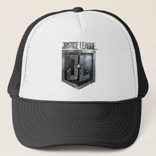 Justice League | Metallic JL Shield Trucker Pet (Voorkant)