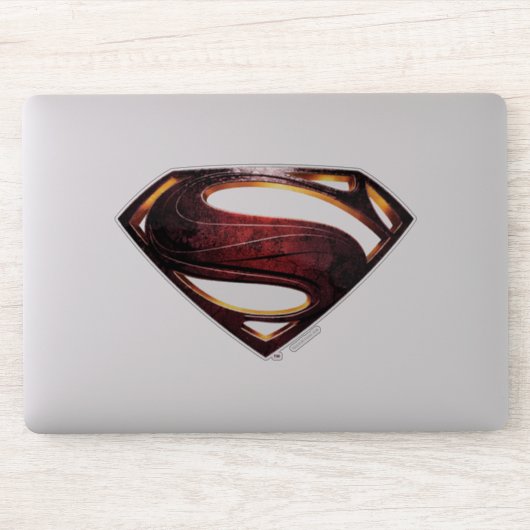 Justice League | Metallic Superman-symbool Sticker (Computer)