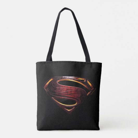 Justice League | Metallic Superman-symbool Tote Bag (Achterkant)