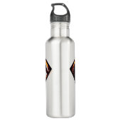 Justice League | Metallic Superman-symbool Waterfles (Achterkant)