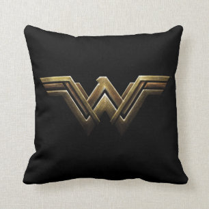 Justice League Metallic Wonder Woman Symbol Kussen