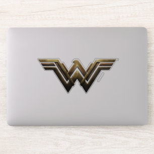 Justice League   Metallic Wonder Woman Symbol Sticker