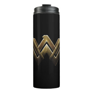 Justice League Metallic Wonder Woman Symbol Thermosbeker