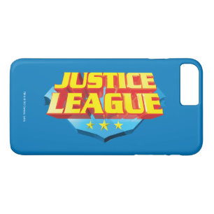 Justice League Name and Shield Logo iPhone 8 Plus / 7 Plus Hoesje