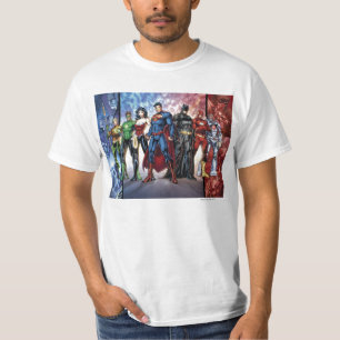 Justice League   Nieuwe 52 leden van de Rechtspleg T-shirt