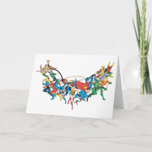 Justice League of America Group 2 Kaart (Voorkant)