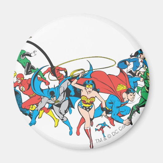 Justice League of America Group 2 Magneet (Voorkant)