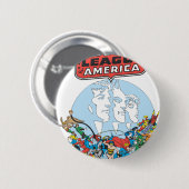Justice League of America Group Ronde Button 5,7 Cm (Voorkant /achterkant)