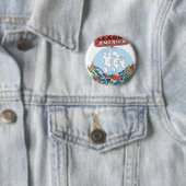 Justice League of America Group Ronde Button 5,7 Cm (In situ)