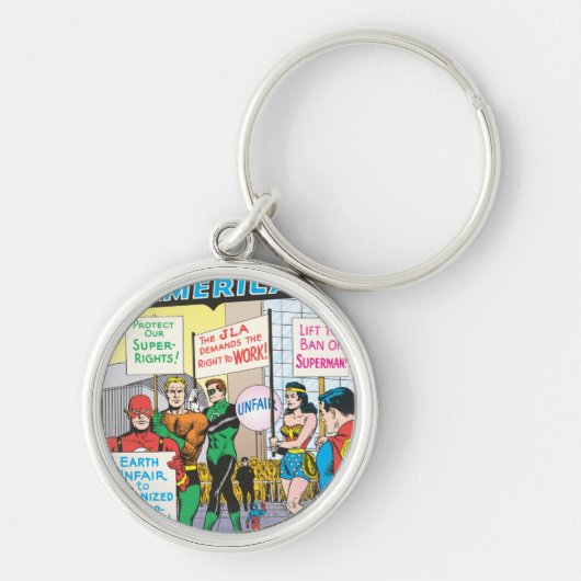 Justice League of America Issue #28 - June Sleutelhanger (Voorkant)