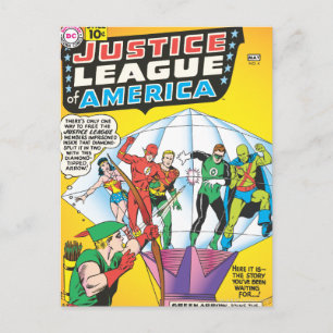 Justice League of America Issue #4 - May Briefkaart