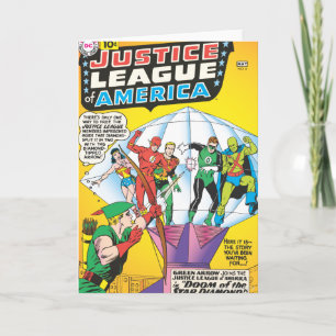Justice League of America Issue #4 - mei Kaart