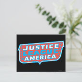 Justice League of America Logo Briefkaart (Staand voorkant)