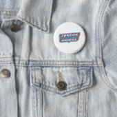 Justice League of America Logo Ronde Button 5,7 Cm (In situ)