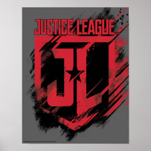 Justice League Penseelverf JL-schild Poster