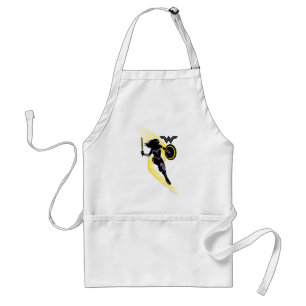Justice League Pictogram Wonder Woman Silhouette Standaard Schort