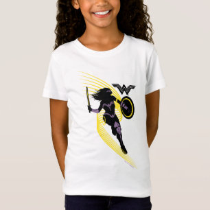 Justice League   Pictogram Wonder Woman Silhouette T-shirt