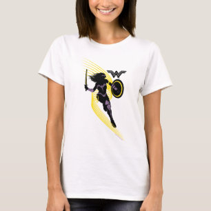 Justice League Pictogram Wonder Woman Silhouette T-shirt