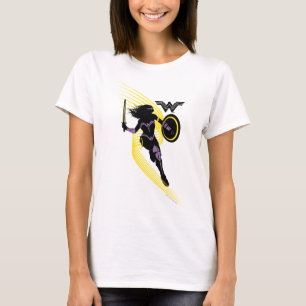 Justice League   Pictogram Wonder Woman Silhouette T-shirt