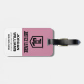 Justice League | Pop Wonder-vrouwenprofiel Bagagelabel (Achterkant horizontaal)