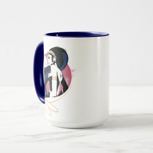 Justice League | Pop Wonder-vrouwenprofiel Mok (Voorkant links)