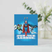 Justice League Power Trio Briefkaart (Staand voorkant)