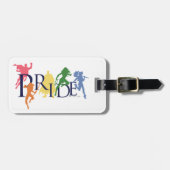 Justice League Pride Character Silhouettes Bagagelabel (Voorkant horizontaal)