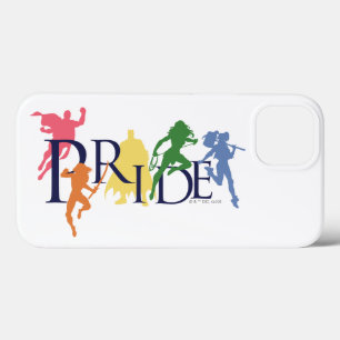 Justice League Pride Character Silhouettes iPhone 13 Hoesje