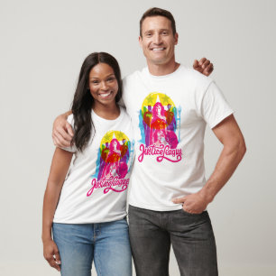 Justice League Retrogroep en Logo Pop T-shirt