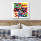 Justice League "Save the Feestdagen!" Canvas Afdruk (Insitu (Slaapkamer))