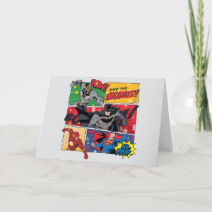 Justice League "Save the Feestdagen!" Feestdagen Kaart