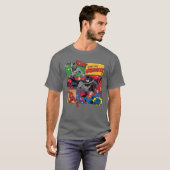 Justice League "Save the Feestdagen!" T-shirt (Voorkant volledig)