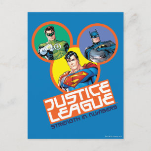 Justice League "Strength in Numbers" Briefkaart