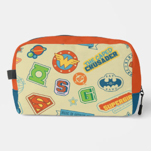 Justice League Superhelden Badge Patroon Toilettasje