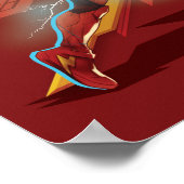 Justice League | Superman, Flash en Batman Badge Poster (Hoek)