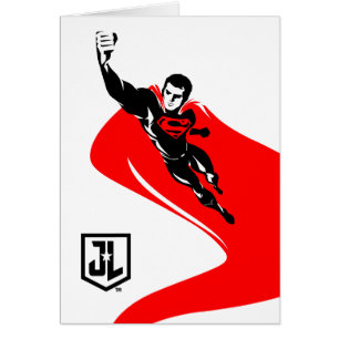 Justice League   Superman Flying Noir Pop Art