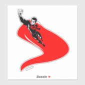 Justice League | Superman Flying Noir Pop Art Sticker (Vel)