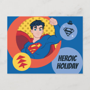 Justice League Superman Holiday Bauble Feestdagenkaart