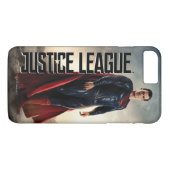 Justice League | Superman op slagveld Case-Mate iPhone Case (Achterkant (Horizontaal))