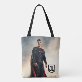 Justice League | Superman op slagveld Tote Bag (Achterkant)