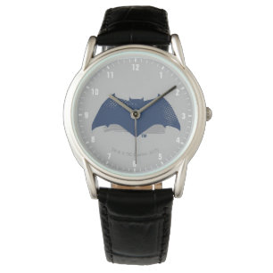 Justice League   Symbool Brussel & Halftone Batman Horloge