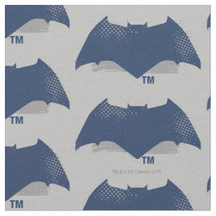 Justice League   Symbool Brussel & Halftone Batman Stof
