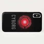 Justice League | Symbool Ggloed Cyborg Case-Mate iPhone Case (Achterkant (horizontaal))