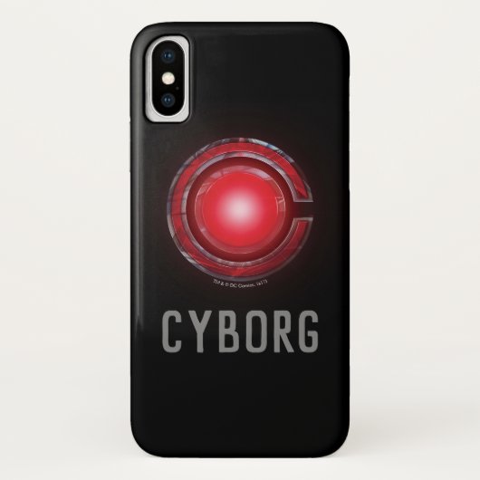 Justice League | Symbool Ggloed Cyborg Case-Mate iPhone Case (Achterkant)