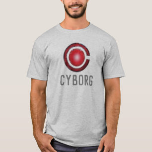 Justice League Symbool Ggloed Cyborg T-shirt
