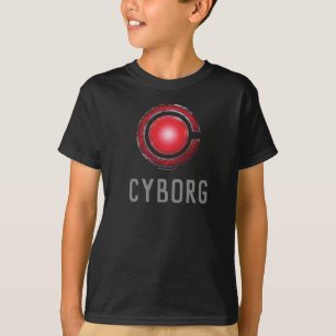 Justice League Symbool Ggloed Cyborg T-shirt