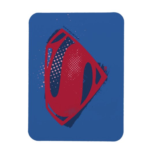 Justice League | Symbool penseel en halftoon Magneet (Verticaal)